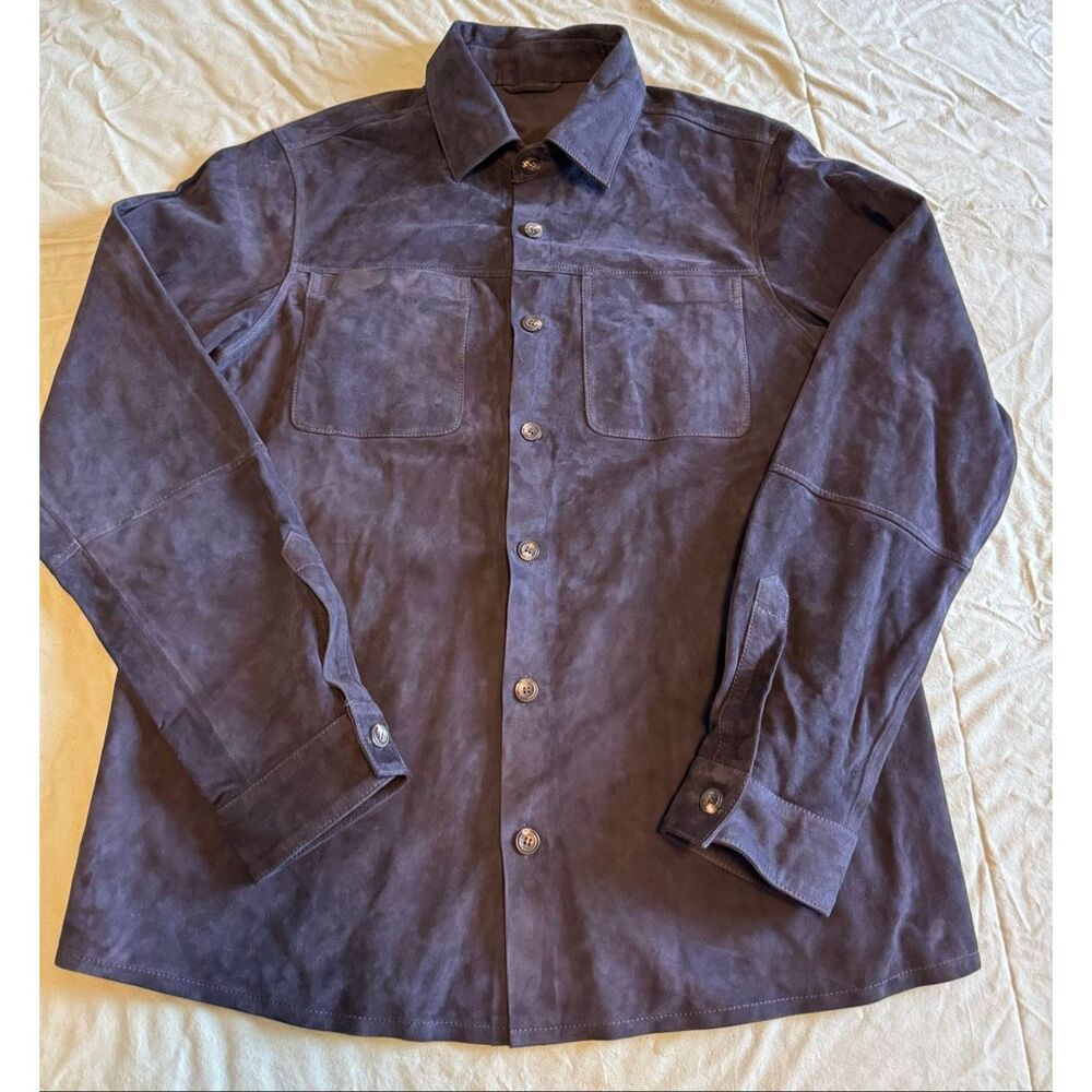 Williams & Kent Size XL Brown Goat Suede Men